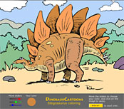 Dinosaur Cartoons Online Dinosaur Coloring